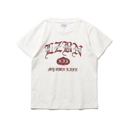 LZBN / KIDS OE COLLEGE HEAVYWEIGHT TEE (OFF WHITE)