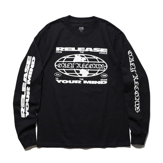 OBEY / RELEASE YOUR MIND CLASSIC LS T-SHIRT (BLACK)