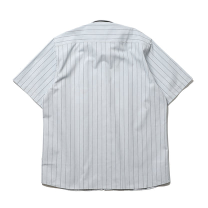 BLUCO / STANDARD WORK SHIRT S/S -STRIPE- (SAX)