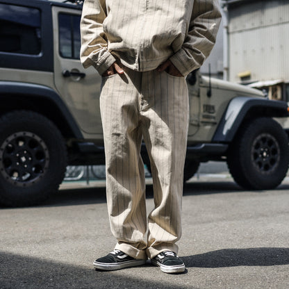 OBEY / CLASSIC BAGGY STRIPE DENIM PANT (PELICAN MULTI)