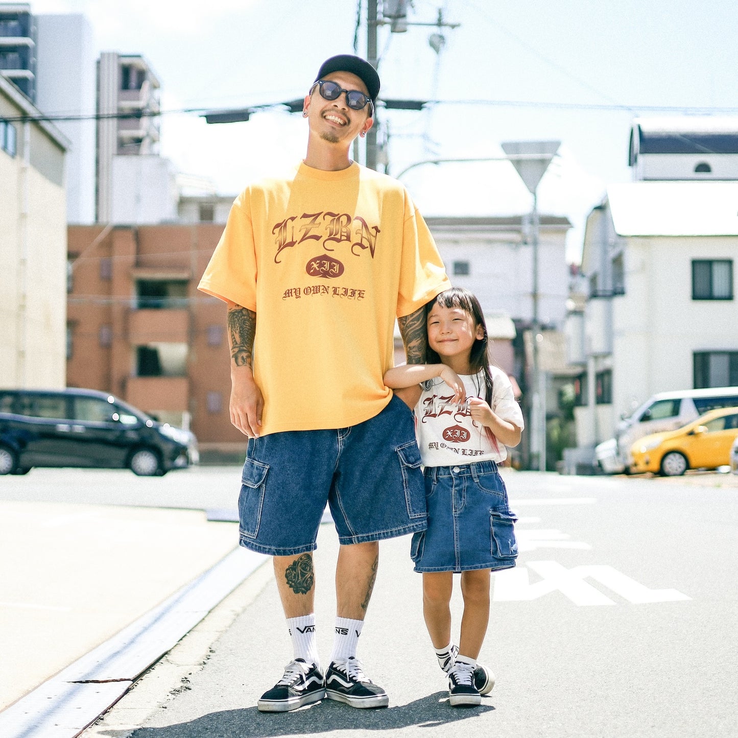 LZBN / KIDS OE COLLEGE HEAVYWEIGHT TEE (OFF WHITE)