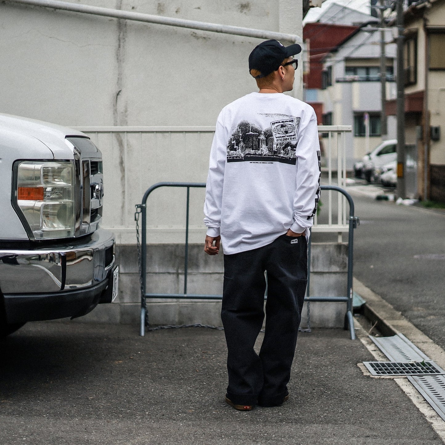 OBEY / RELEASE YOUR MIND CLASSIC LS T-SHIRT (WHITE)