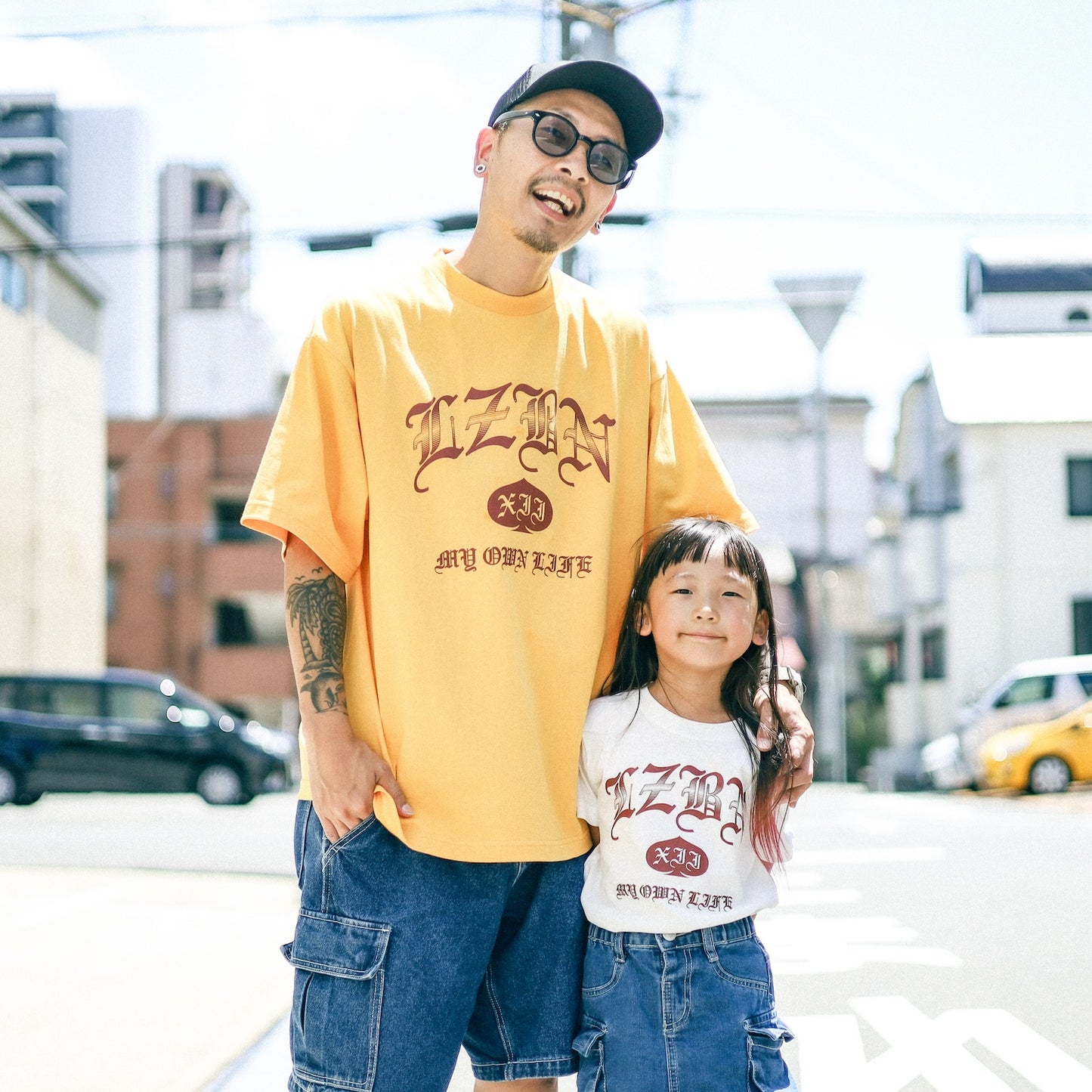 LZBN / KIDS OE COLLEGE HEAVYWEIGHT TEE (OFF WHITE)