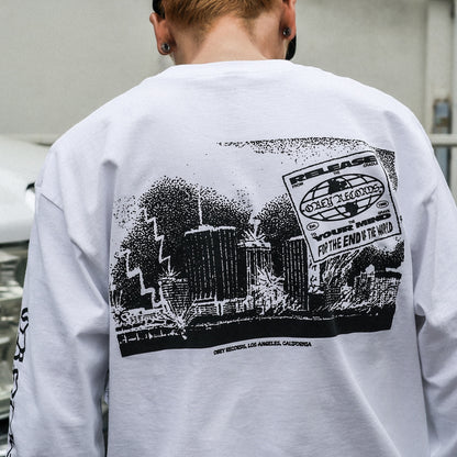 OBEY / RELEASE YOUR MIND CLASSIC LS T-SHIRT (WHITE)