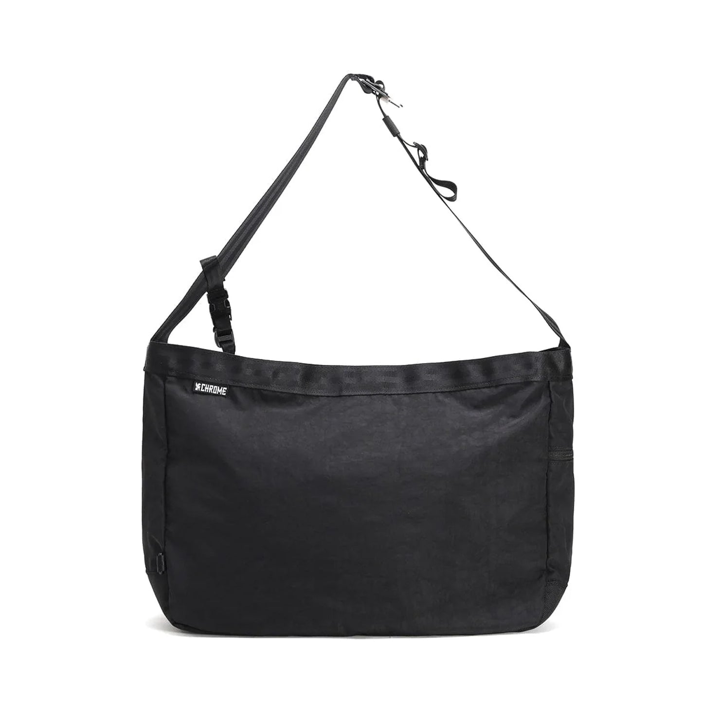 CHROME / NEWSPAPER MESSENGER (BLACK CRINKLE)
