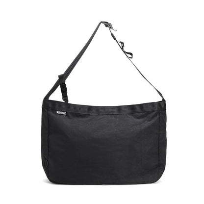 CHROME / NEWSPAPER MESSENGER (BLACK CRINKLE)