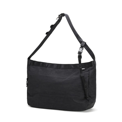 CHROME / NEWSPAPER MESSENGER (BLACK CRINKLE)