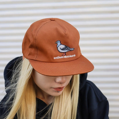 ANTIHERO /  LIL PIGEON SNAPBACK CAP (MED BROWN)