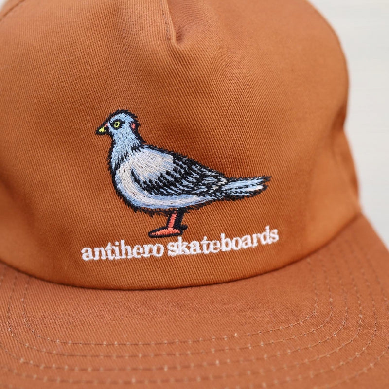 ANTIHERO /  LIL PIGEON SNAPBACK CAP (MED BROWN)