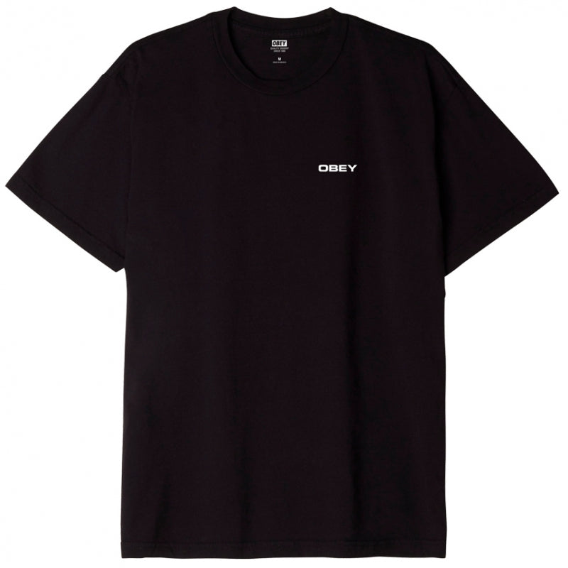 OBEY / OBEY WORLDWIDE DISSENT CLASSIC TEE (BLACK)