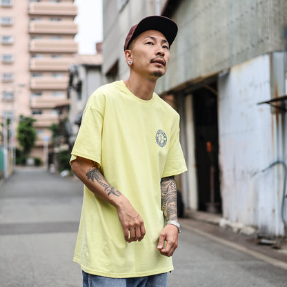 ANTIHERO / BASIC PIGEON ROUND DBL TEE (CORNSILK)