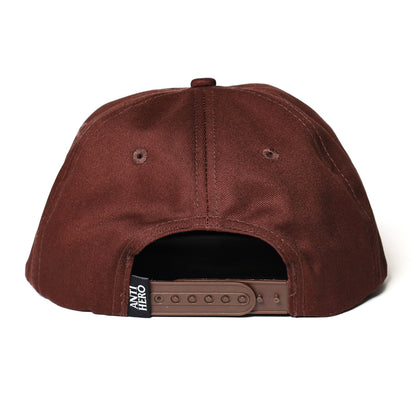 ANTIHERO /  PIGEON ROUND SNAPBACK CAP (BROWN)