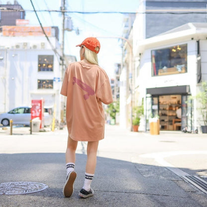 MINOS / SKATE TODAY TEE (CORAL BEIGE)