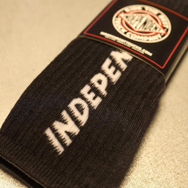 INDEPENDENT / BTG SHEAR CREW SOCKS (BLACK)