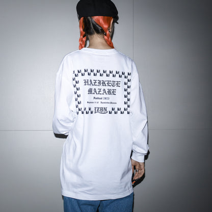 LZBN X HAZIMAZA / COLLABORATION L/S TEE (WHITE)