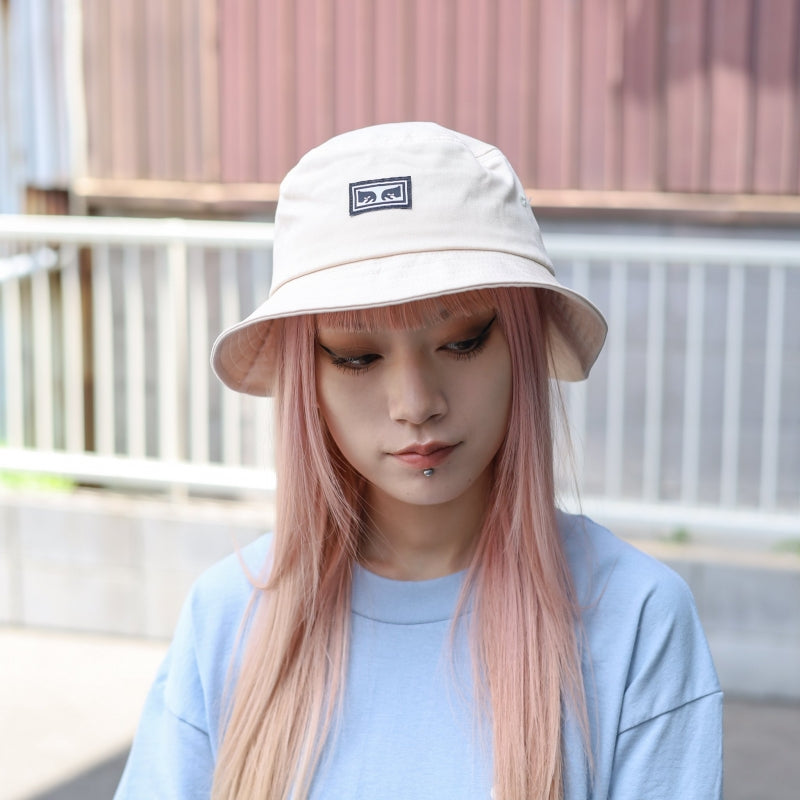 OBEY / ICON EYES II BUCKET HAT (UNBLEACHED)