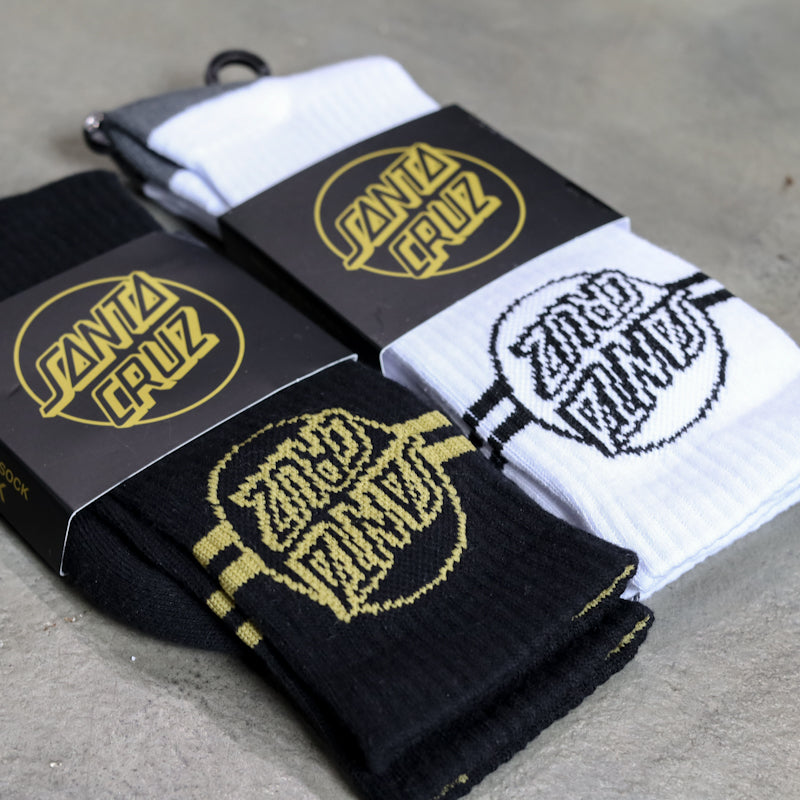 SANTA CRUZ / ODYSSEY SOCKS (BLACK)