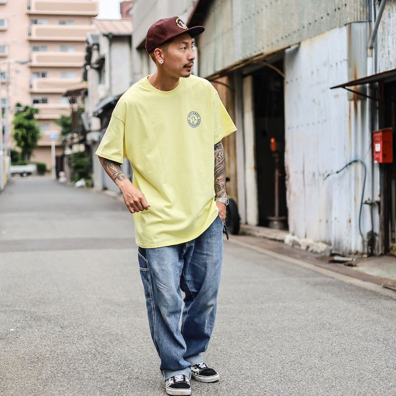 ANTIHERO / BASIC PIGEON ROUND DBL TEE (CORNSILK)