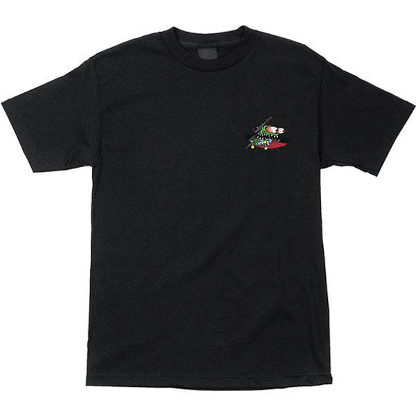 SANTA CRUZ / SLASHED TEE (BLACK)