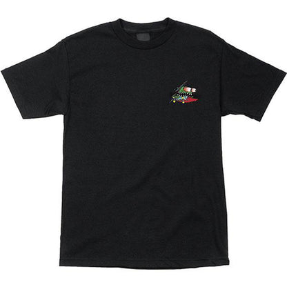 SANTA CRUZ / SLASHED TEE (BLACK)