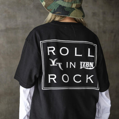 LZBN / ROLL IN ROCK VOL.5 RIR LOGO TEE (BLACK)