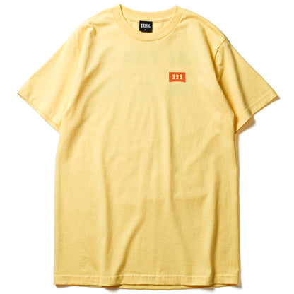 LZBN / THE THREEE LOGO TEE (BANANA)