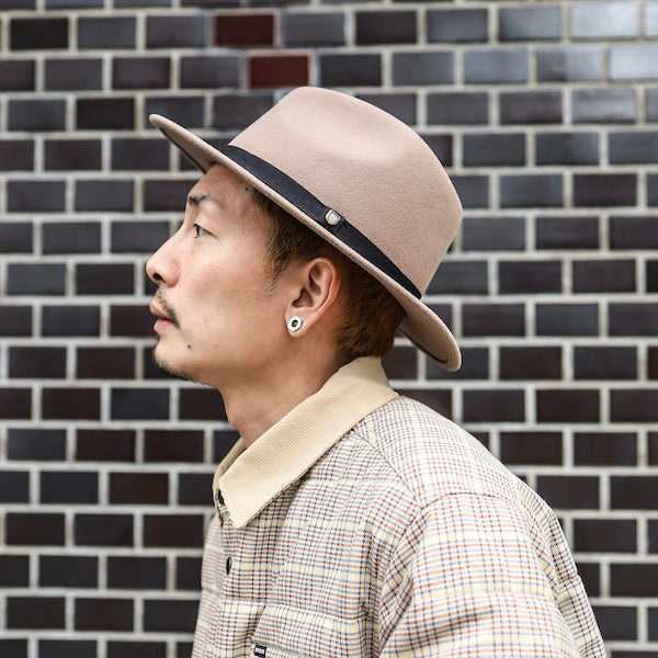 BRIXTON / MESSER PACKABLE FEDORA (TWIG)