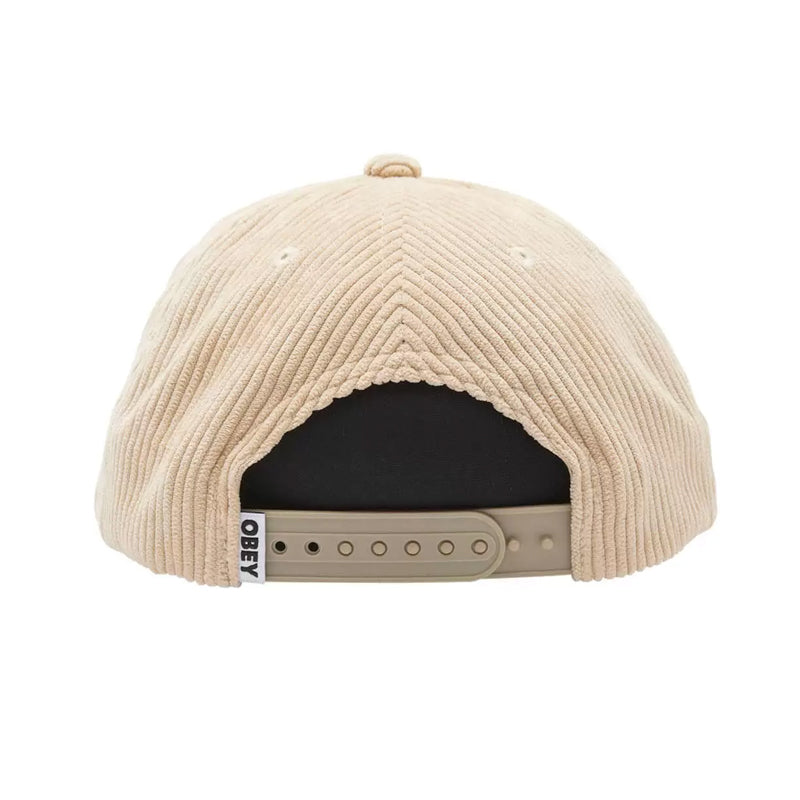 OBEY / OBEY INDUSTRIES 6 PANEL SNAPBACK CAP (IRISH CREAM)