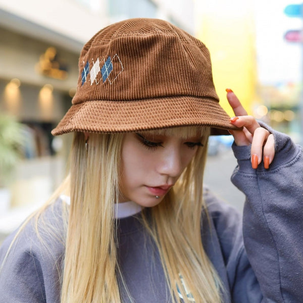 BRIXTON / GRAMERCY PACKABLE BUCKET HAT (BRASS)