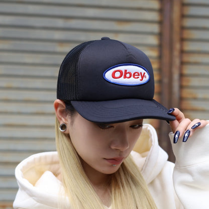 OBEY / OBEY CHISEL TRUCKER CAP (BLACK)