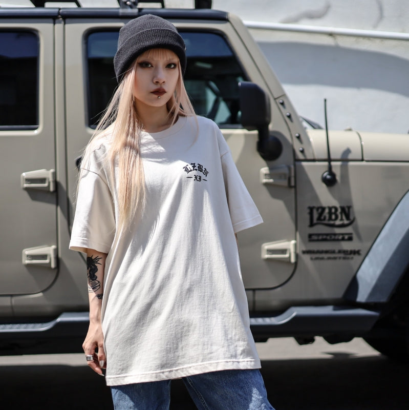 LZBN / SECRET BASE TEE (LIGHT KHAKI)