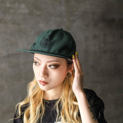 ANTIHERO / STAY READY SNAPBACK CAP (DARK GREEN/BLACK)