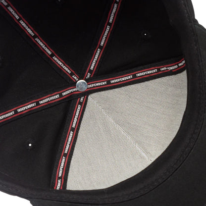 INDEPENDENT / ITC STREAK SNAPBACK CAP (BLACK)