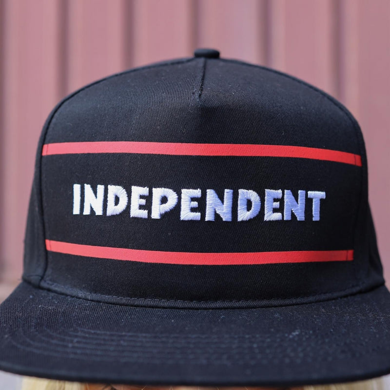 INDEPENDENT / ITC STREAK SNAPBACK CAP (BLACK)