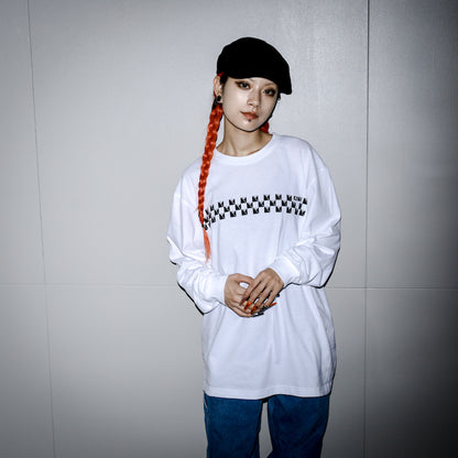 LZBN X HAZIMAZA / COLLABORATION L/S TEE (WHITE)