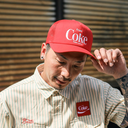 BRIXTON / COCA-COLA ENJOY MP TRUCKER CAP (COKE RED)