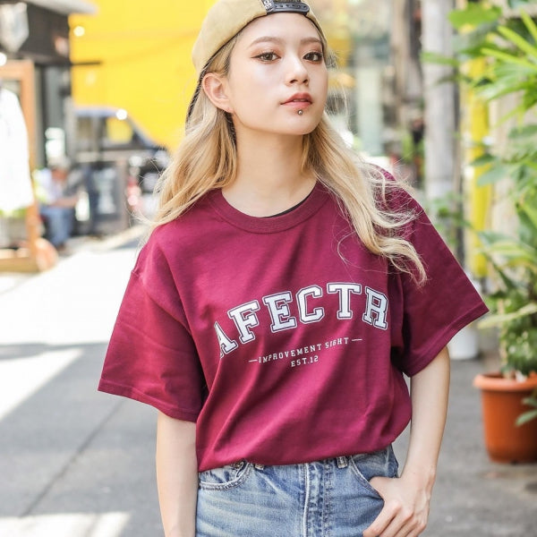 AFFECTER / NEW SCHOOL S/S TEE (WINE)