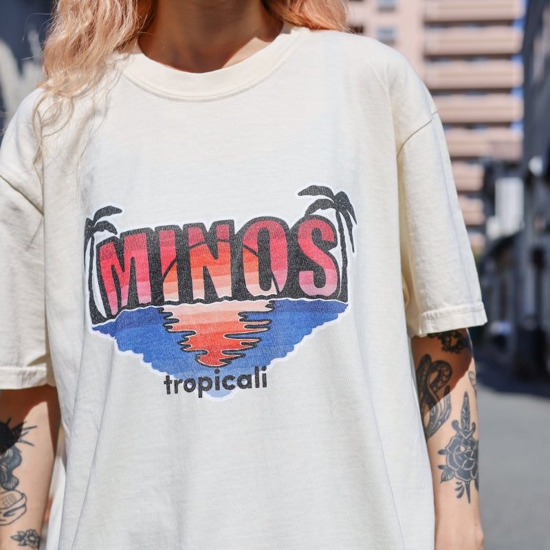 MINOS / TROPICALI SS TEE (IVORY)