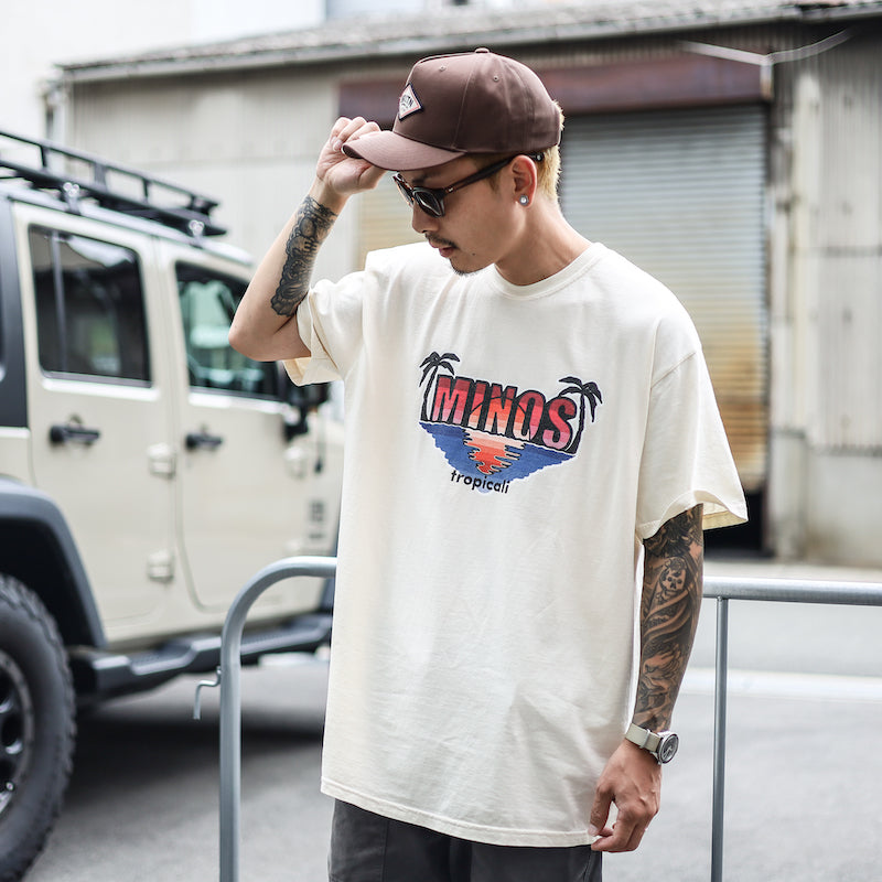 MINOS / TROPICALI SS TEE (IVORY)