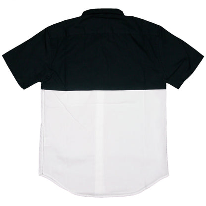 SILLY GOOD / S/S BI COLOR SHIRT (BLACK/WHITE)