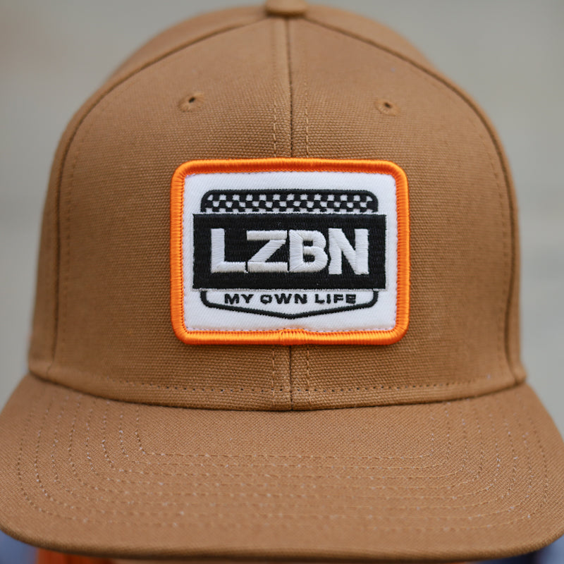 LZBN / WORKERS PATCH CANVAS SNAPBACK CAP (CAMEL) – Feelin'