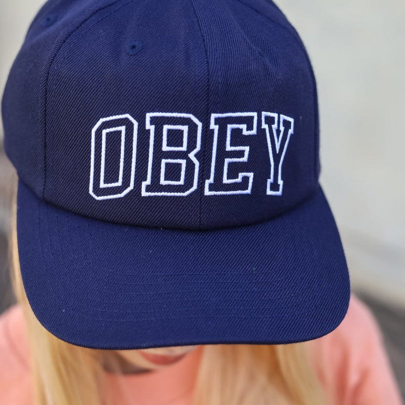 OBEY / OBEY RUSH 6 PANEL CLASSIC SNAPBACK CAP (NAVY)