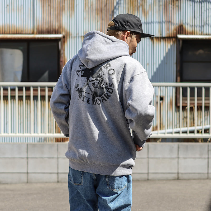 ANTIHERO / DIY EAGLE PULLOVER HOODIE (HEATHER GREY)