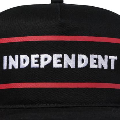 INDEPENDENT / ITC STREAK SNAPBACK CAP (BLACK)