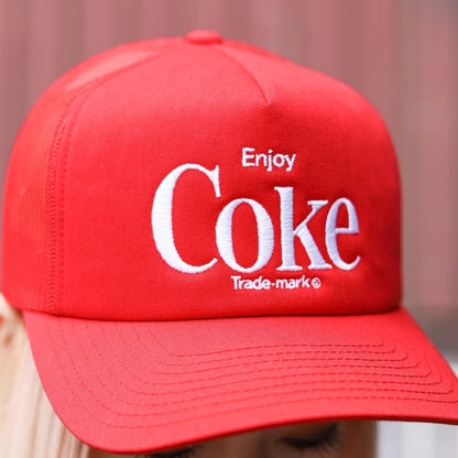 BRIXTON / COCA-COLA ENJOY MP TRUCKER CAP (COKE RED)