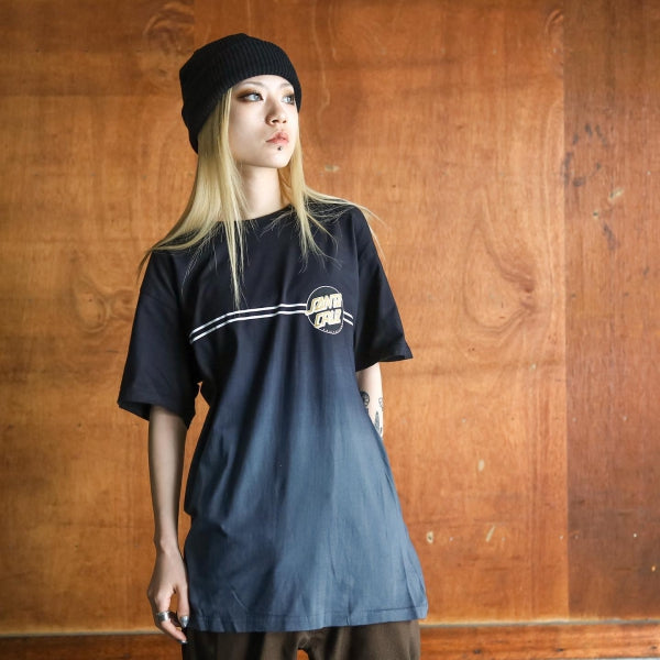 SANTA CRUZ / OTHER DOT TEE (BLACK OMBRE)