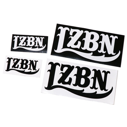 LZBN / LZBN LOGO DIE CUT STICKER L (BLACK)