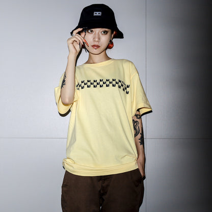 LZBN X HAZIMAZA / COLLABORATION TEE (LIGHT YELLOW)