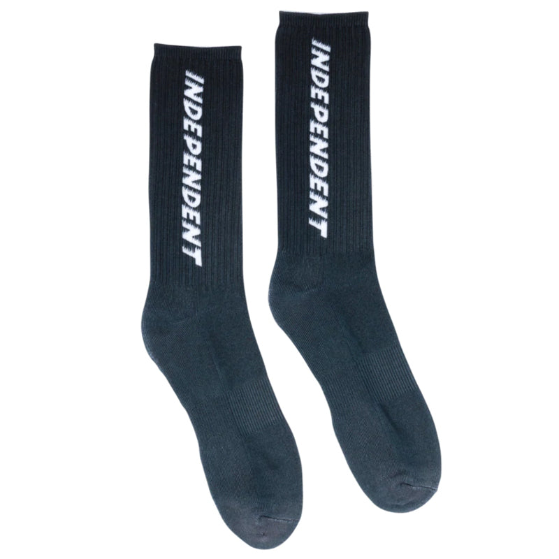 INDEPENDENT / BTG SHEAR CREW SOCKS (BLACK)