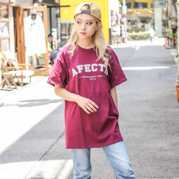 AFFECTER / NEW SCHOOL S/S TEE (WINE)